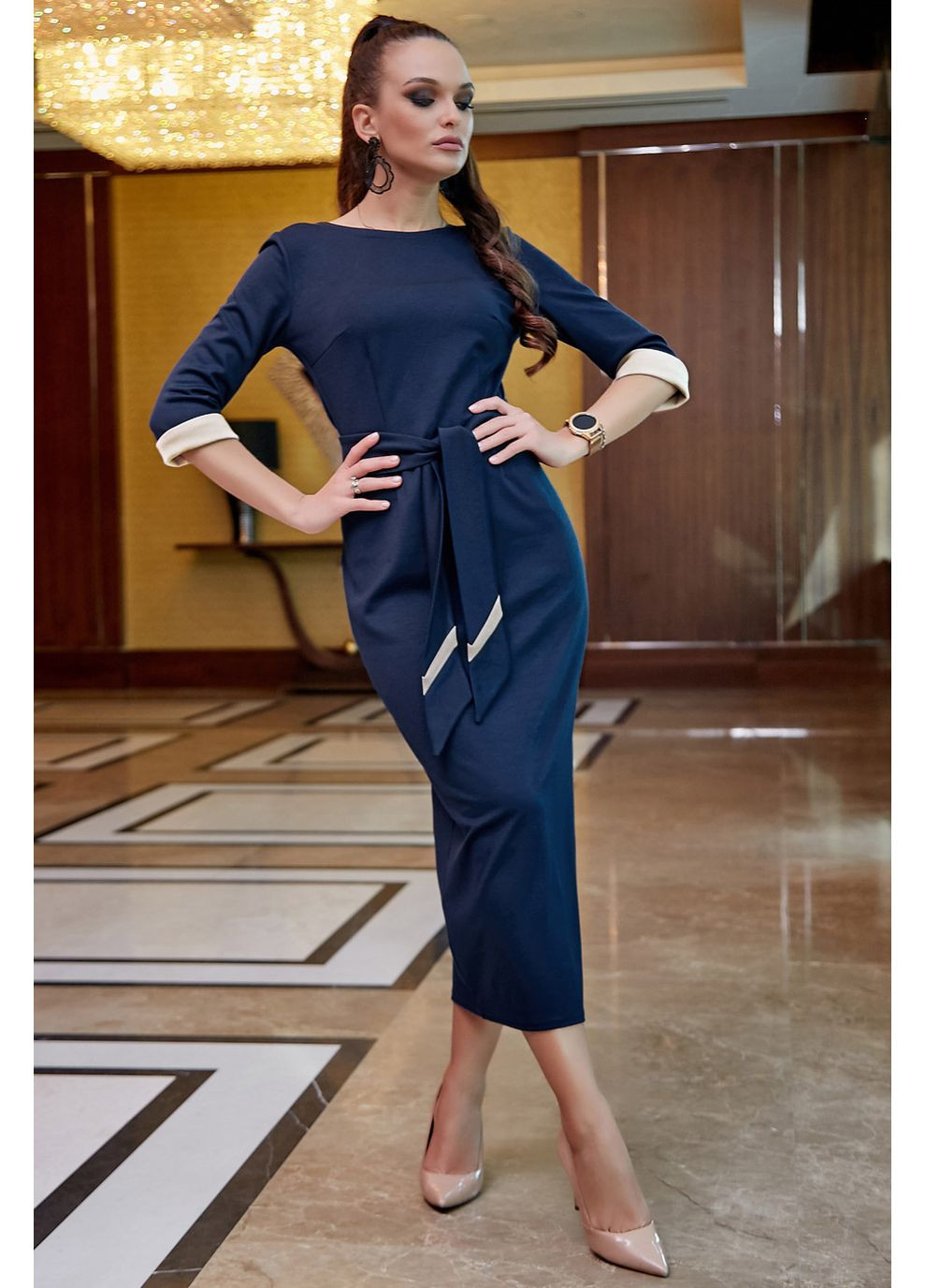 Синя сукня 1264.3862 Seventeen