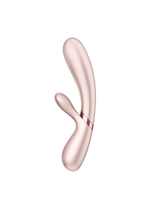 Смарт вибратор-кролик с подогревом Hot Lover Nude Satisfyer (335387224)