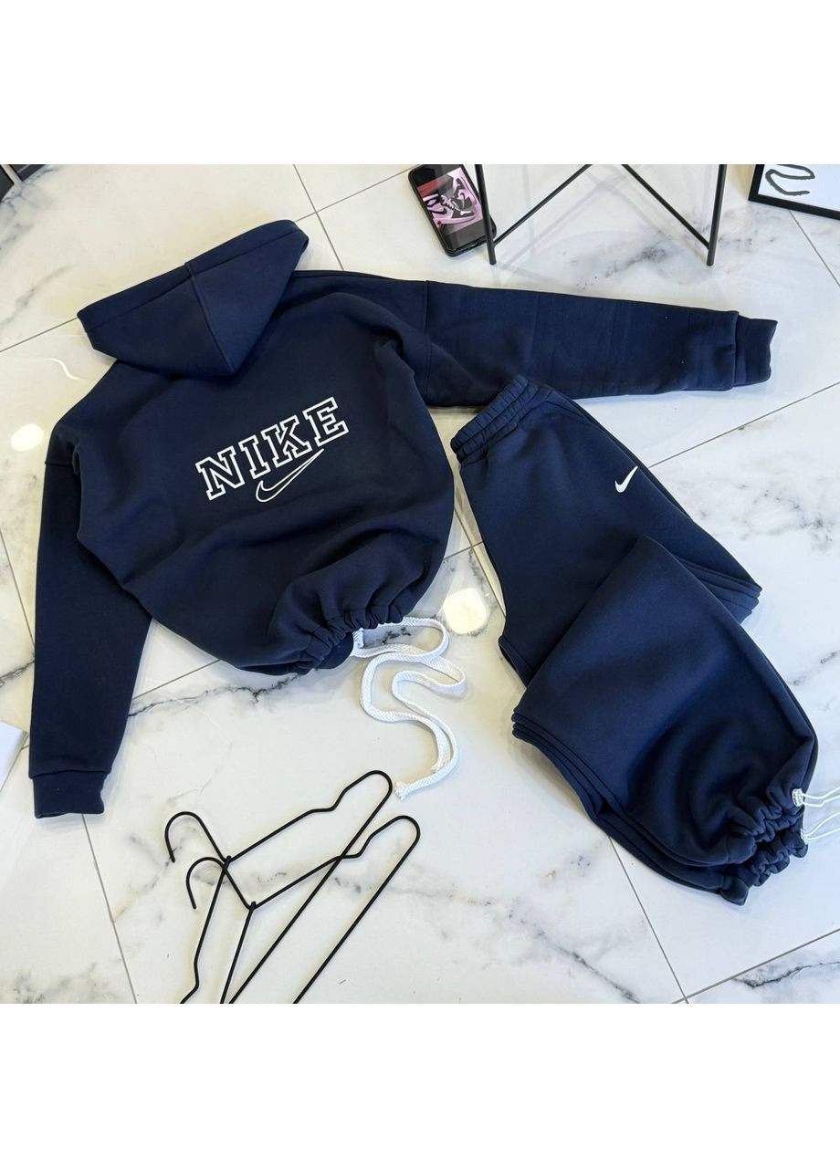 Женский оверсайз костюм из тринитки на флисе — замеры в описании. GD/GL Модний простір (366439010)