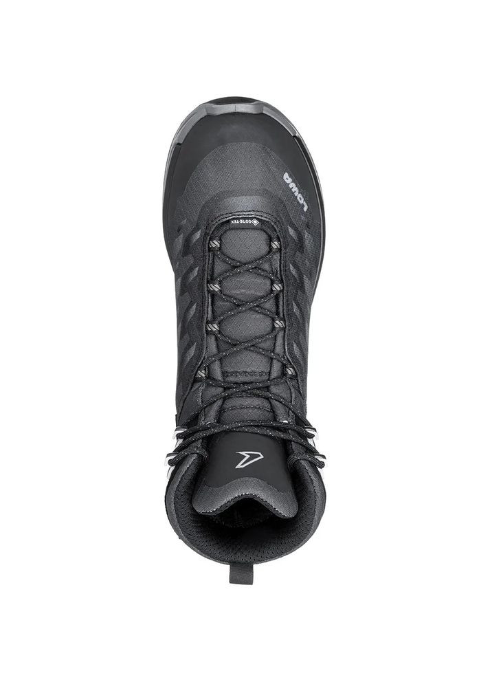 Цветные осенние ботинки ferrox gtx mid черный-серый Lowa