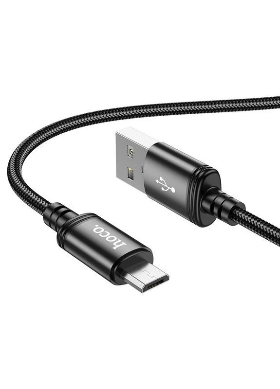 USB Hoco X89 Wind Micro 2.4A Чорний No Brand (391185739)