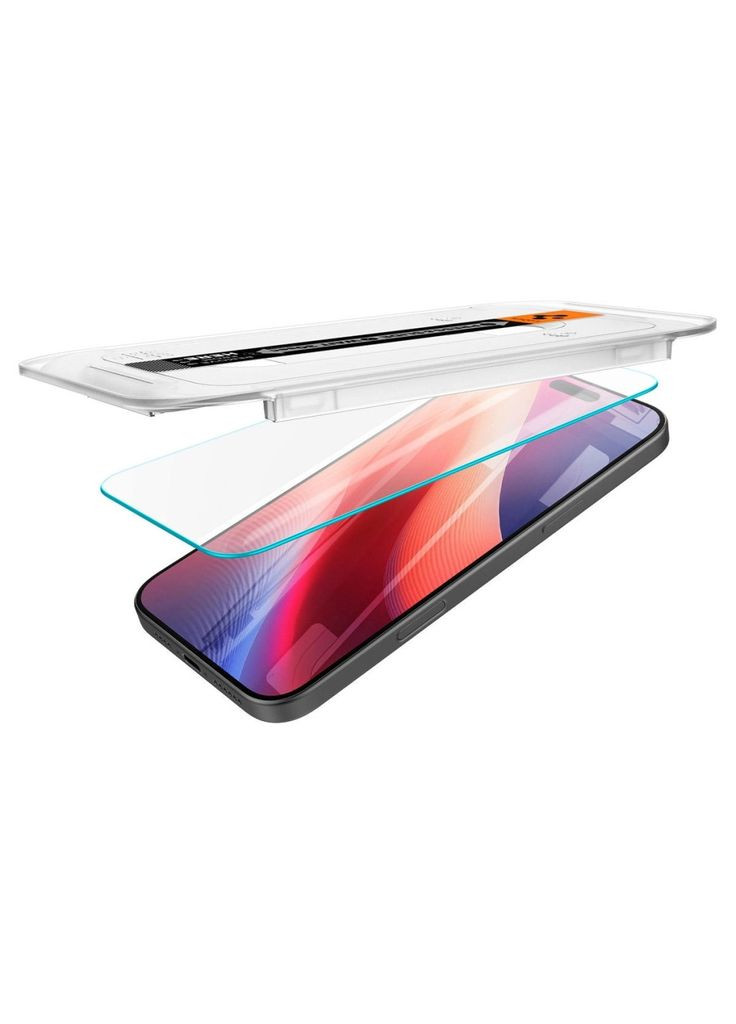 Стекло защитное iPhone 16 Pro Max Glas.tR EZ Fit (m481043) Spigen iPhone 16 Pro Max Glas.tR EZ Fit (2 Pack) (367063249)
