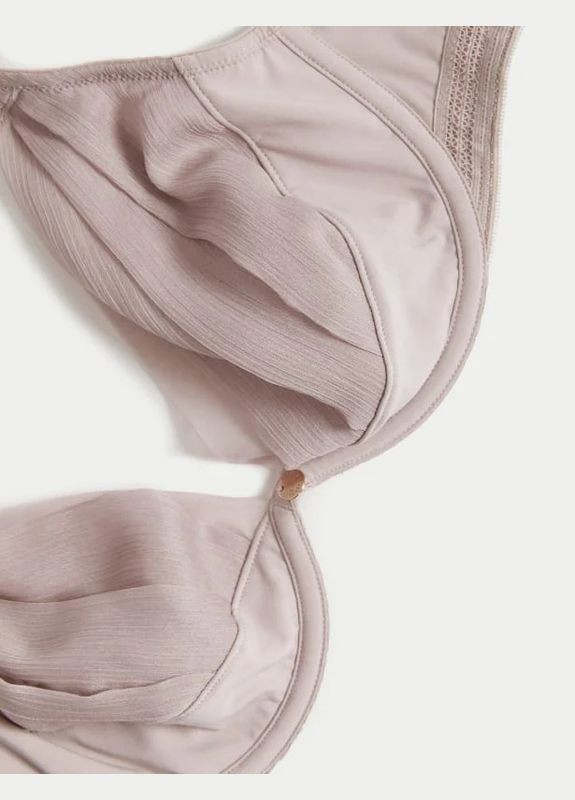 Рожево-ліловий бюстгальтер Marks & Spencer з кісточками поліестер, шифон, поліамід, еластан