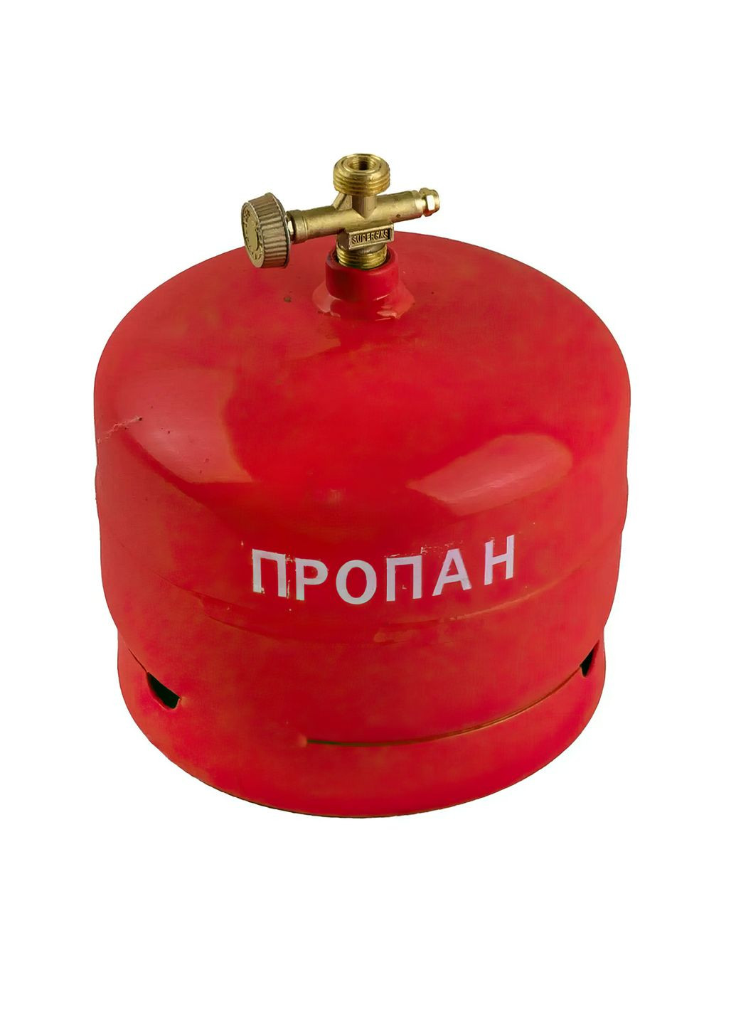 Газовий кемпінговий балон "Турист" 5 л червоний без пальника No Brand (349824414)