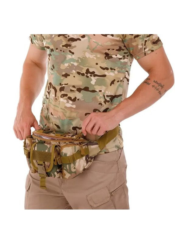 Сумка тактична військова 6л, бананка армійська Oxford 1200D для рацій No Brand (361669611)