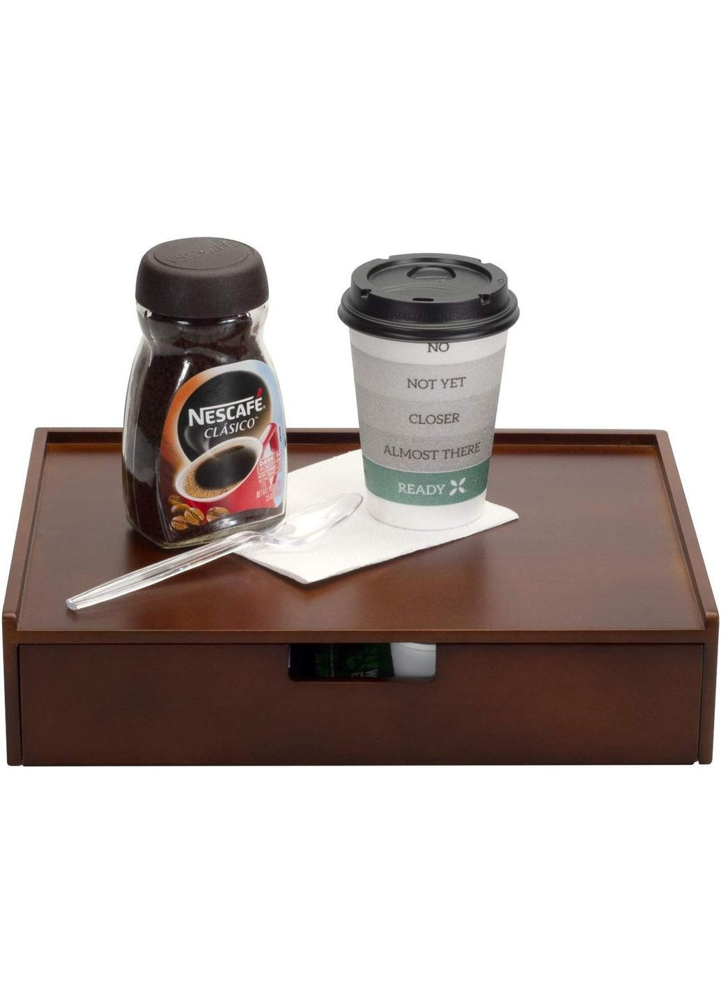 Кофейный органайзер из дерева Итчен мокко (ЧАЙ-003410) No Brand (327868554)