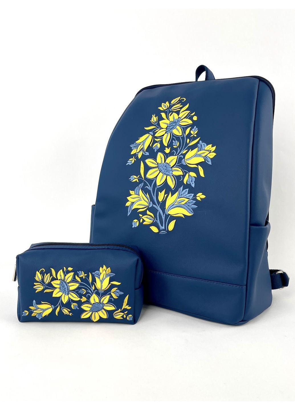 Комплект (рюкзак та косметичка) N24056 синій Alba Soboni (362558222)