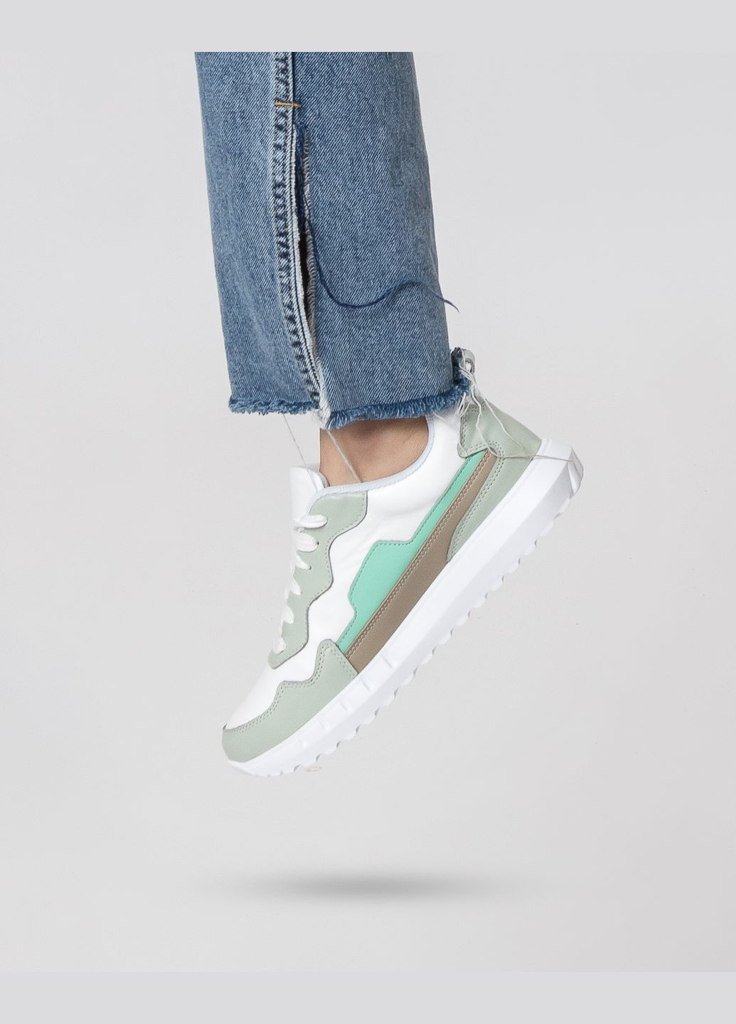 Кроссовки (961ТZ) Kento белые (328912624)