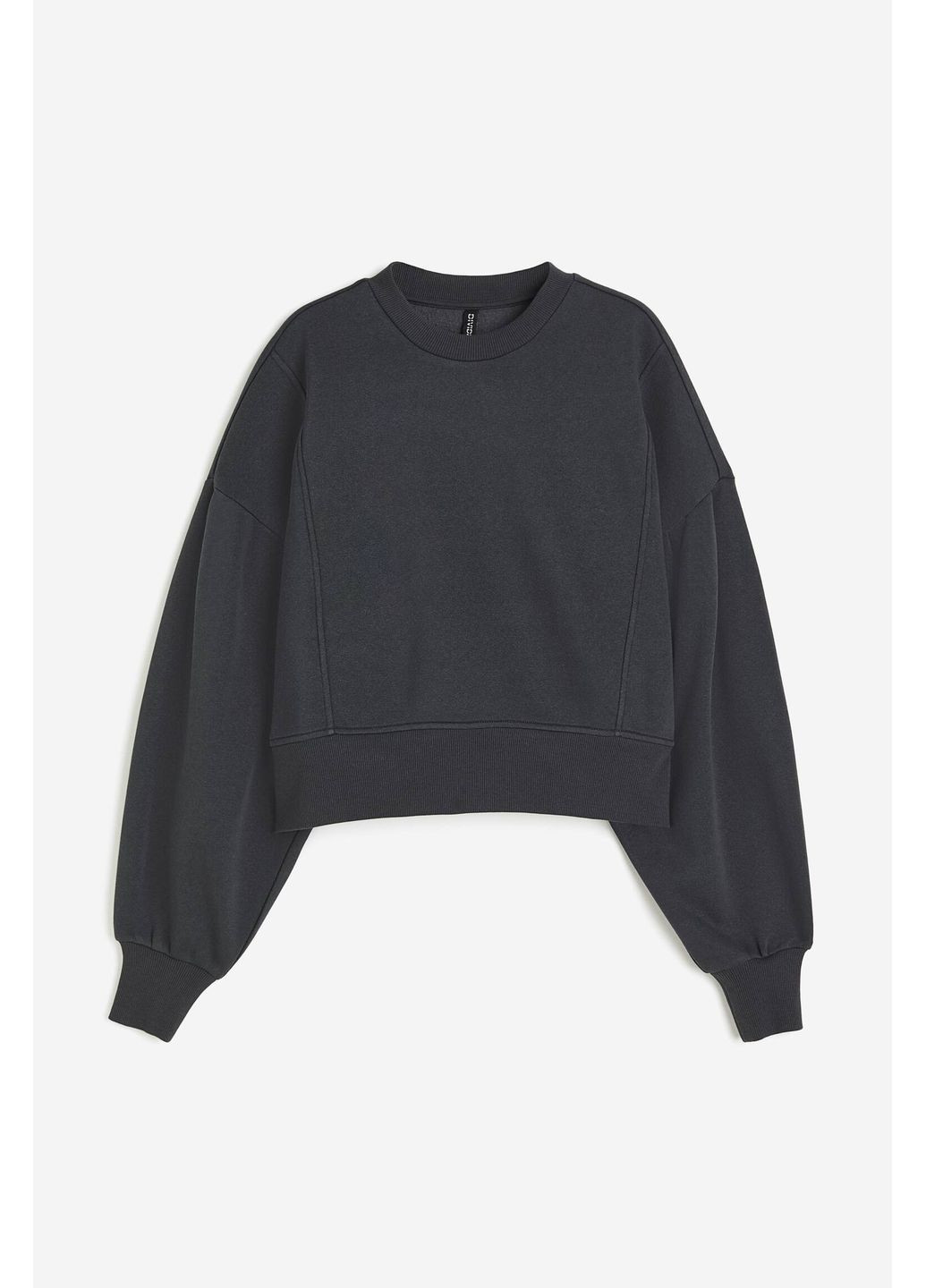 ТОЛСТОВКА С РУКАВАМИ-БУФАМИ женская серая H&M (369335357)