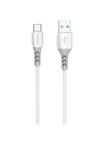 Дата кабель USB 2.0 AM to TypeC 1.0m PD-B51a White (PD-B51a-WH) Proda usb 2.0 am to type-c 1.0m pd-b51a white (268142568)