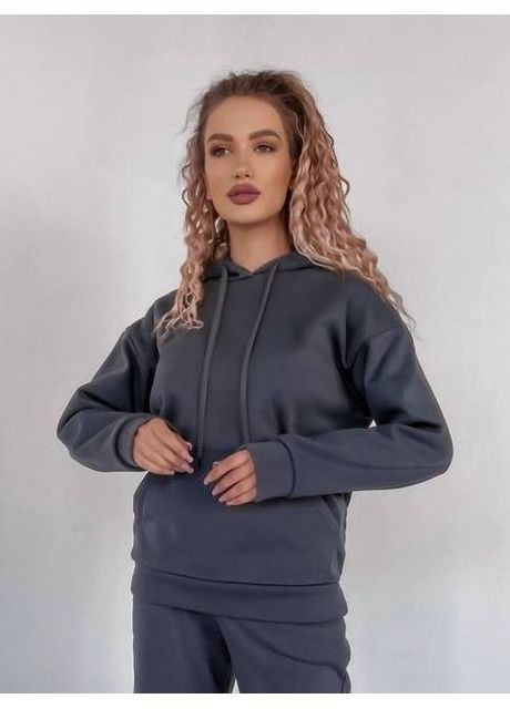 Теплый костюм из тринитки на флисе No Brand (369249487)