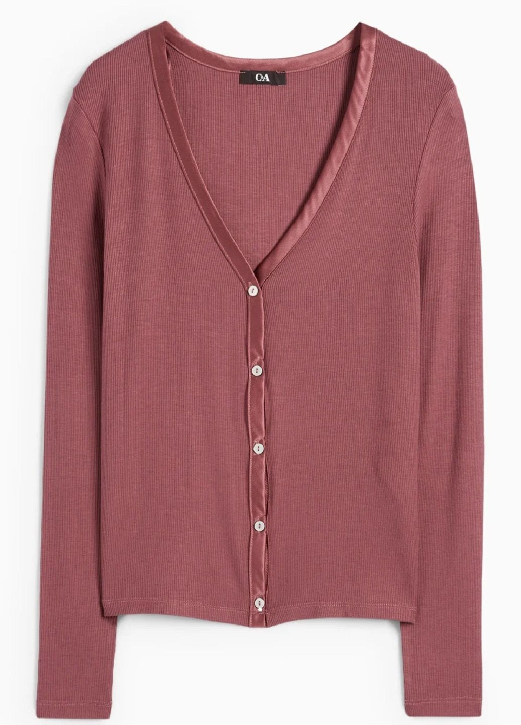 Темно-розовый демисезонный кардиган C&A