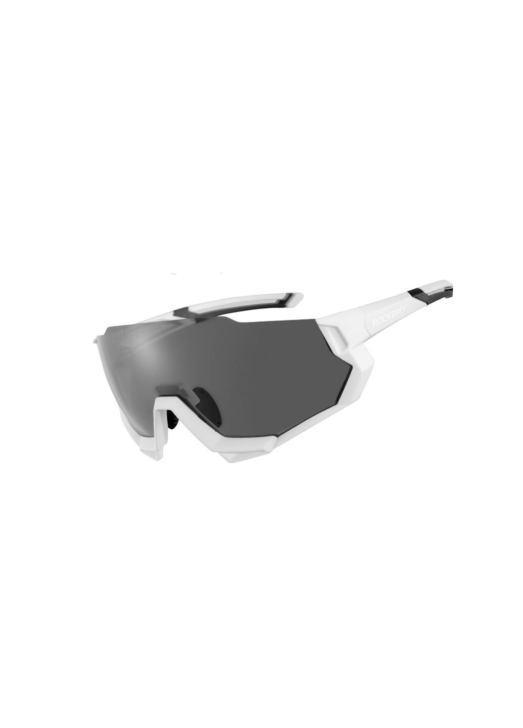 Захисні Спортивні окуляри 10132 білі .5 лінз/скла поляризація UV400 велоокуляри.тактичні Rockbros (280826729)