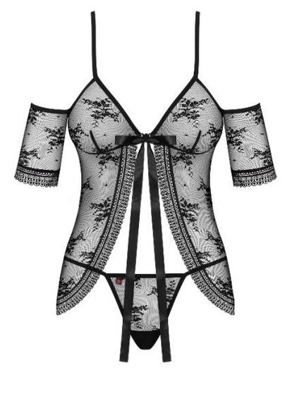 Бебідолл Jennifairy babydoll L / LX чорний Obsessive (331169672)