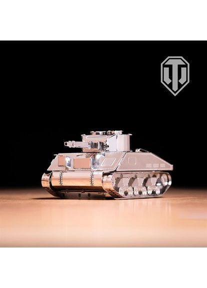 Колекційна модель-конструктор World of Tanks танк M4 Sherman () Metal Time MT070 (367584037)