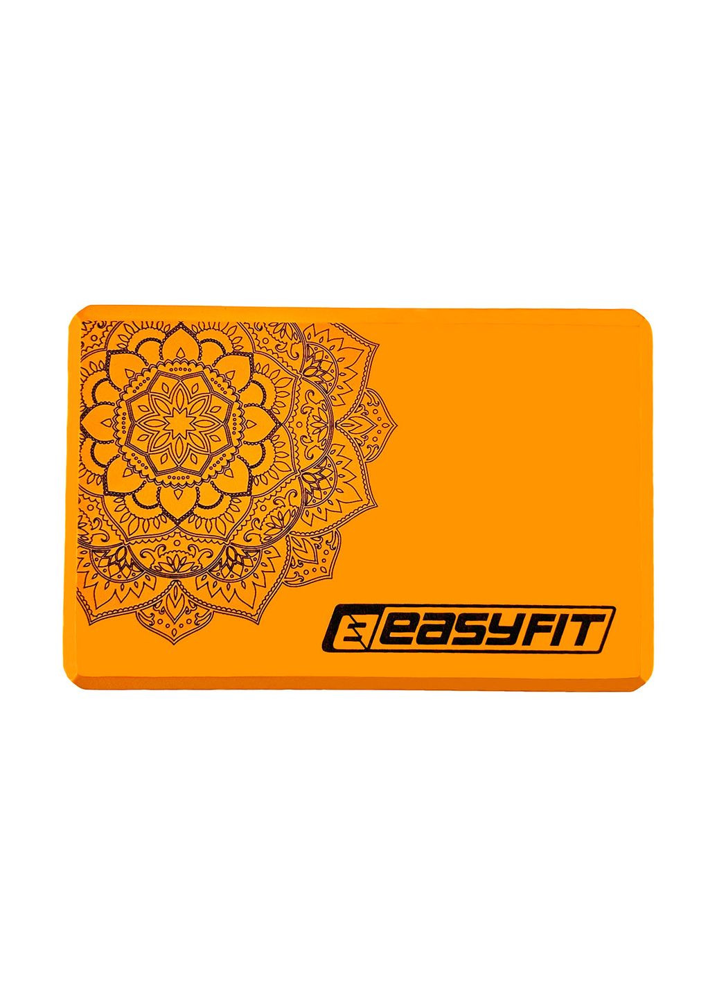 Блок для йоги EVA с рисунком EasyFit (340273521)