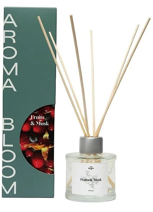 Аромадифузор Fruits & Musk 100ml (1227900-139583) Aroma Bloom (368647774)