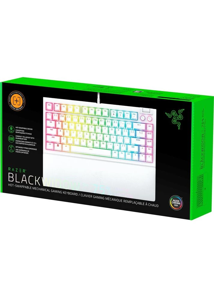 Клавиатура BlackWidow V4 75% White (RZ03-05001700-R3M1) Razer (323089749)