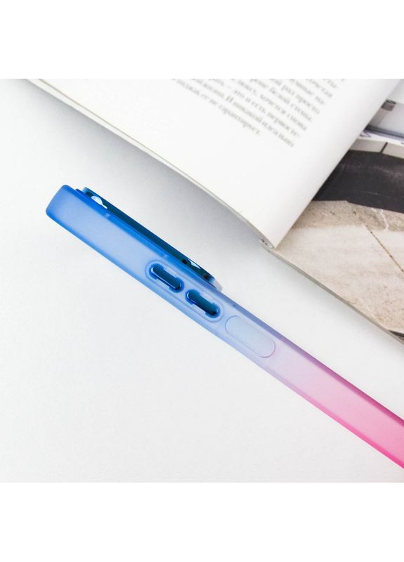 Чохол TPU+PC Fresh sip series для Xiaomi Redmi Note 13 4G Рожевий / Синій No Brand (360879386)