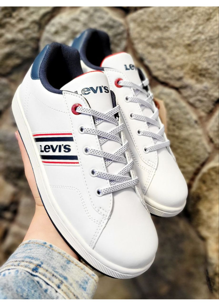 Белые кроссовки brandon lace Levi's