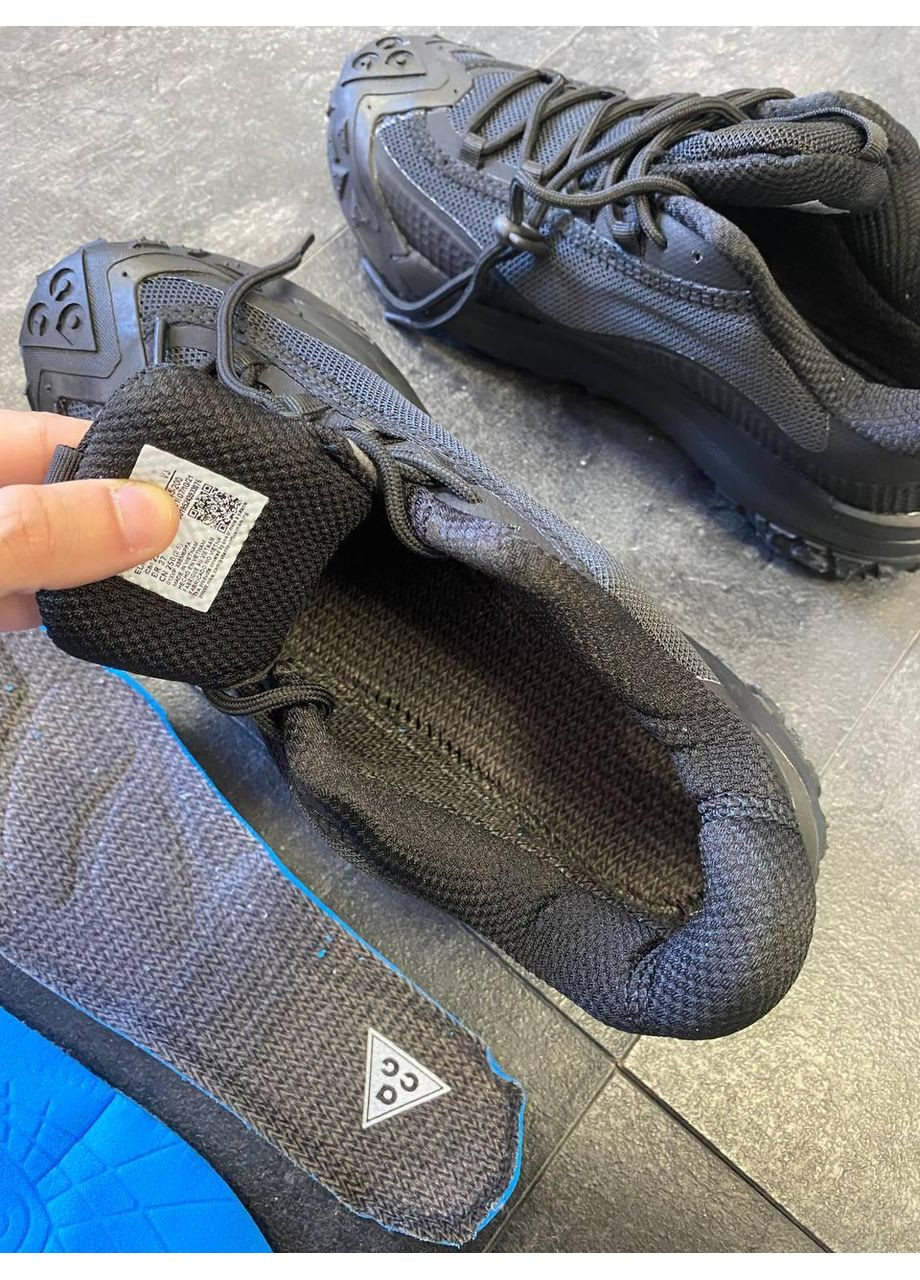 Черные демисезонные кроссовки мужские nike acg mountain fly 2 black v2 найк асж маунс флай No Brand