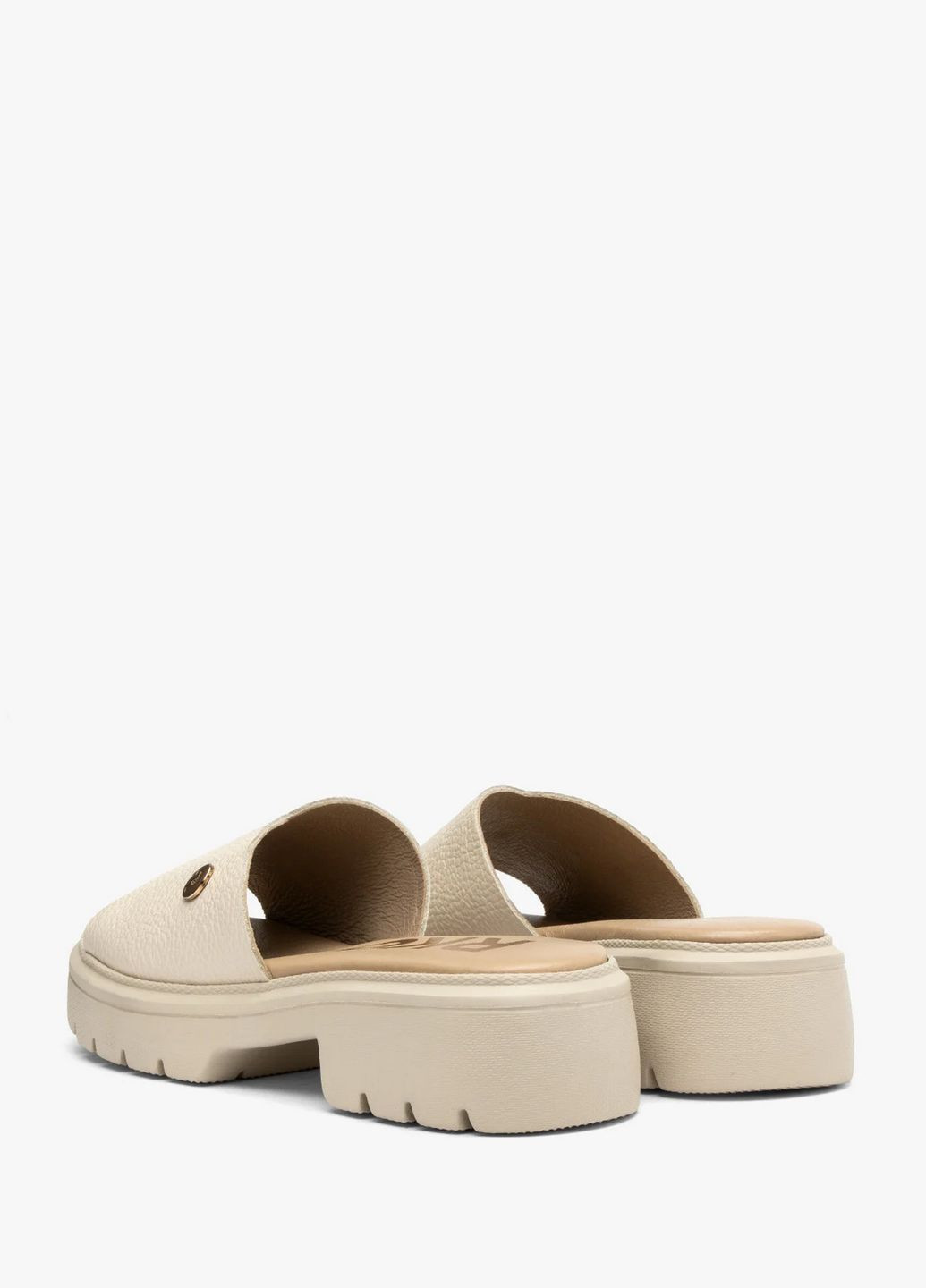 Бежевые шлепанцы Rylko