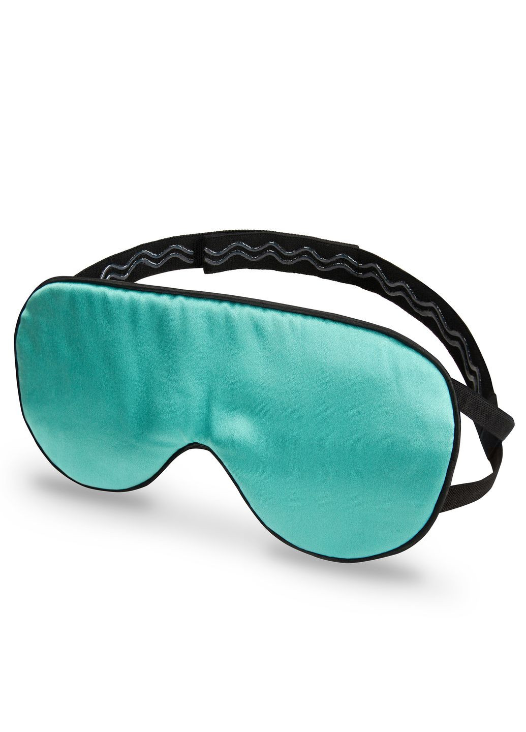 Маска для сну шовкова Чумацький Шлях з нековзкою резинкою в Подарунковій упаковці Бірюзовий (1093-02t) Фабрика Тиші (369550282)