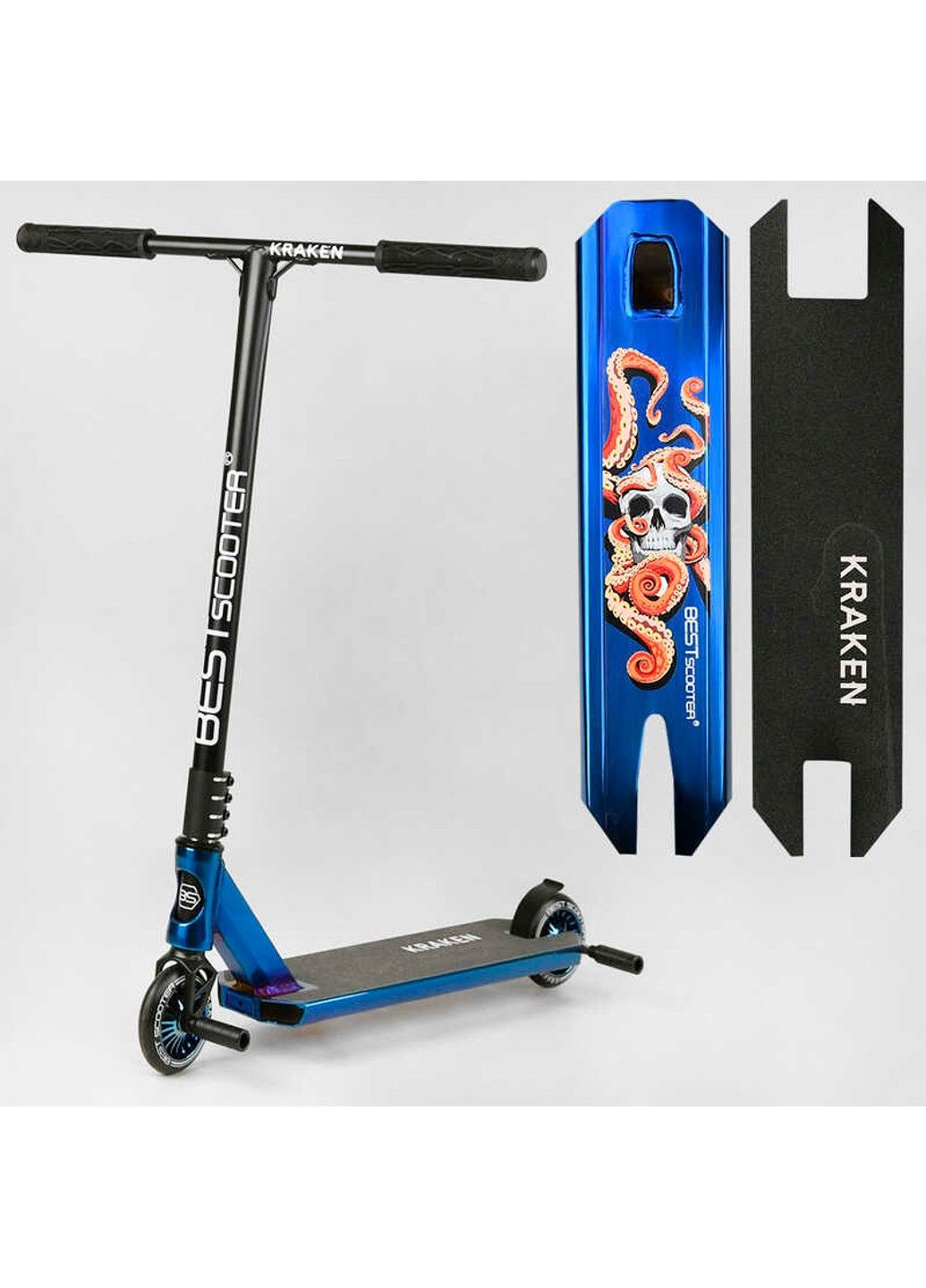 Самокат трюковый KR-71078 "Kraken" HIC-система, ПЕГИ Best Scooter (305824067)