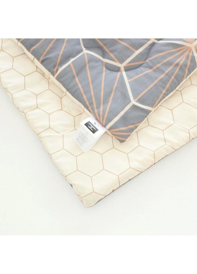 Ковдра антиалергенна з Eco-Soft Зима №4092 Сolor Fun Line Geometry 172х205 (2200004876078) Mirson (314715664)