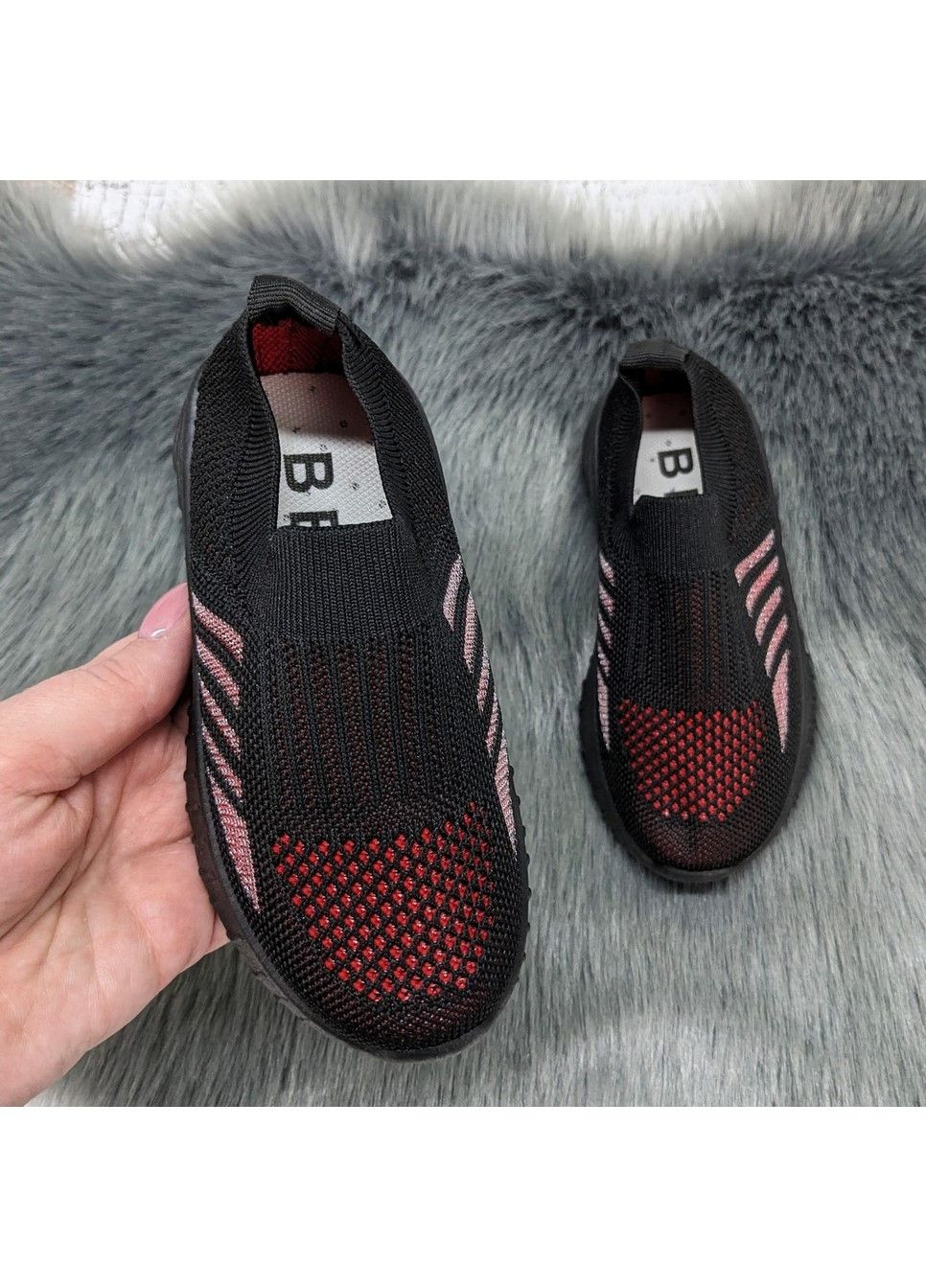 Черные мокасины детские для мальчика BBT