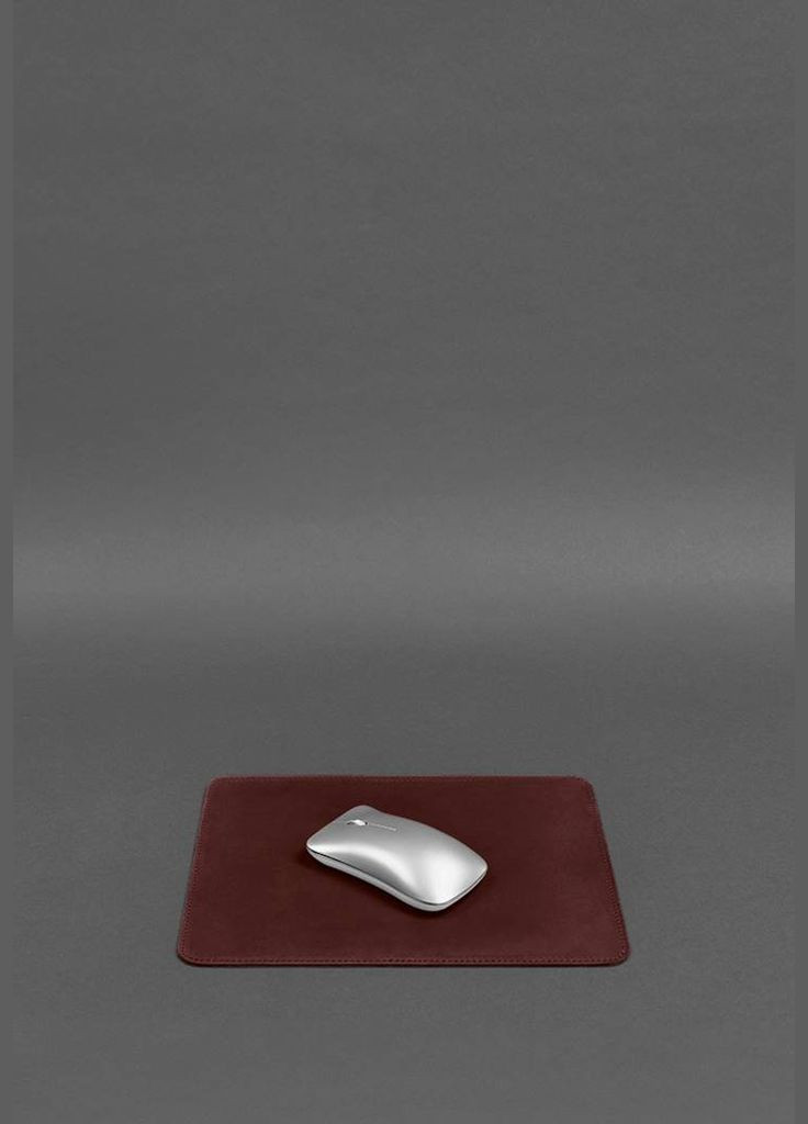 Шкіряний килимок для мишки бордовий Crazy Horse (A-029143) BlankNote (330828817)