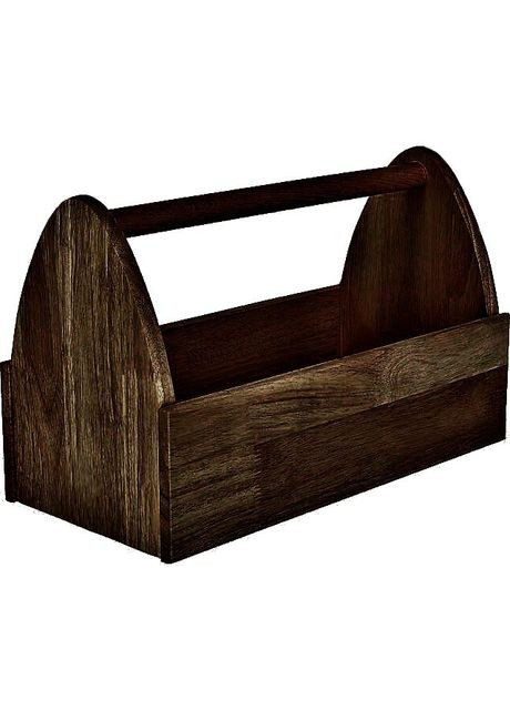 Ящик-переноска для инструментов из дерева Леванте капучино (ЯДИ-003609) No Brand (328910523)