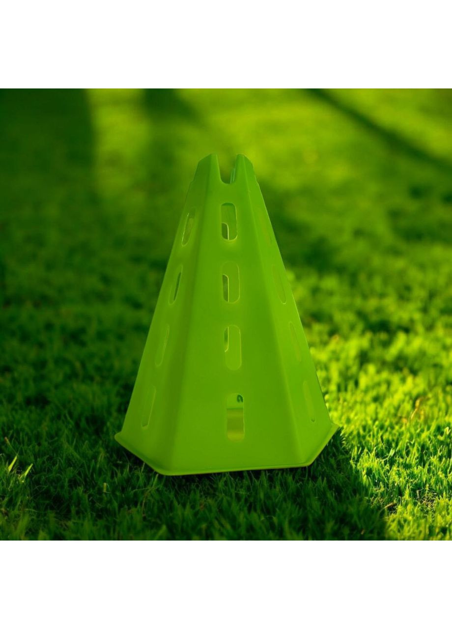 Фишка-пирамида с отверстиями 31 см салатовая O-992-6 SNS (361034253)