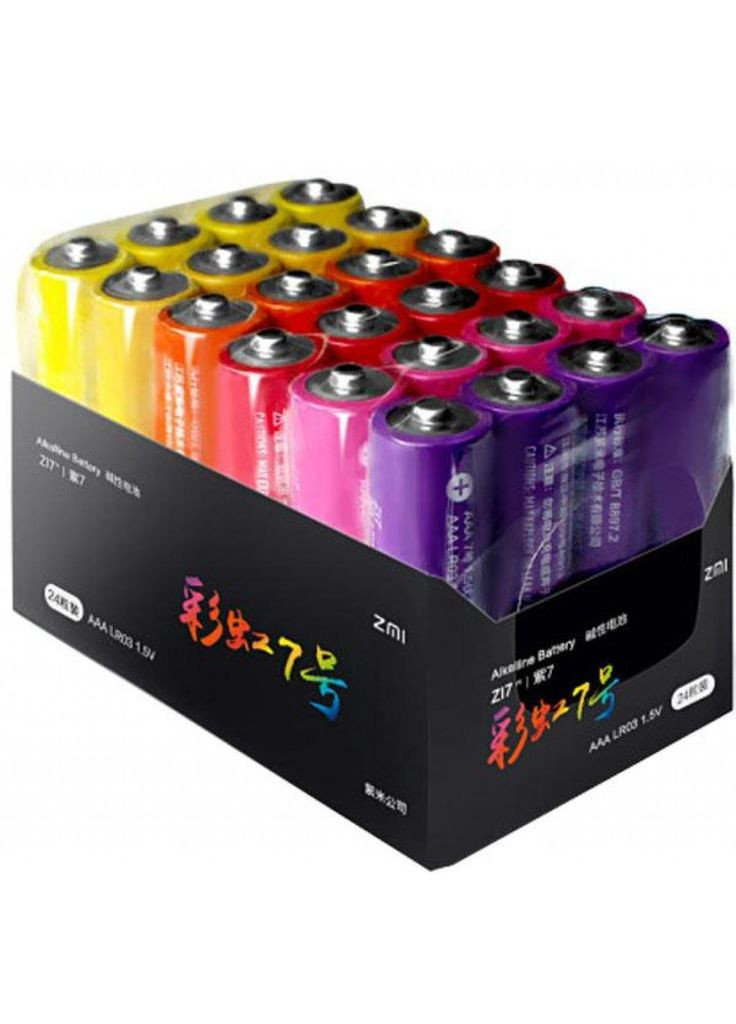 Батарейка ZI7 Rainbow AAA batteries*24 (m475365) ZMI ZI7 Rainbow AAA batteries * 24 (367069862)
