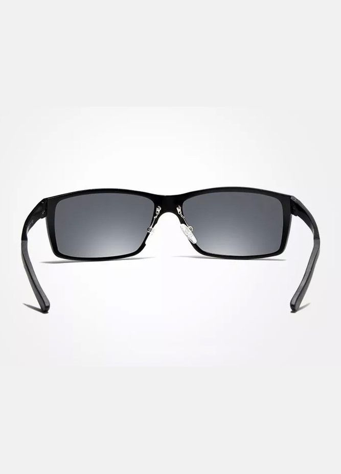 Мужские поляризационные солнцезащитные очки N7021 Black Gray KINGSEVEN (303401645)