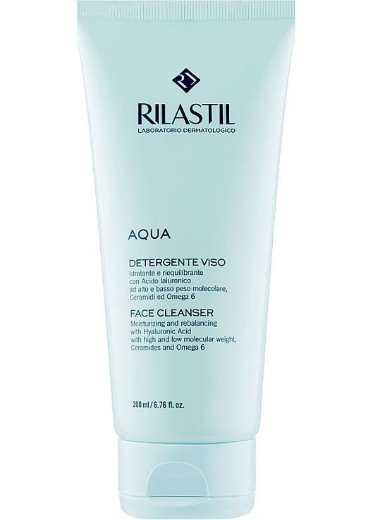 Делікатний очищувальний гель для обличчя Aqua Detergente Viso 200ml (896916-5298) Rilastil (368639904)