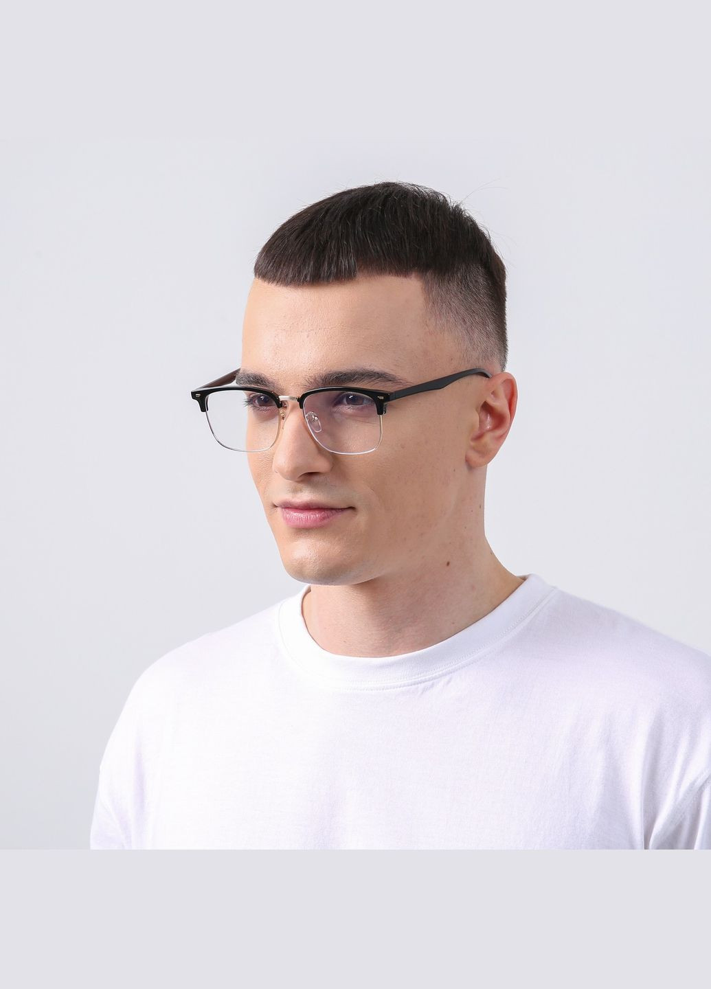 Имиджевые очки Броулайны мужские 754-584 LuckyLOOK 754-584М (330066251)