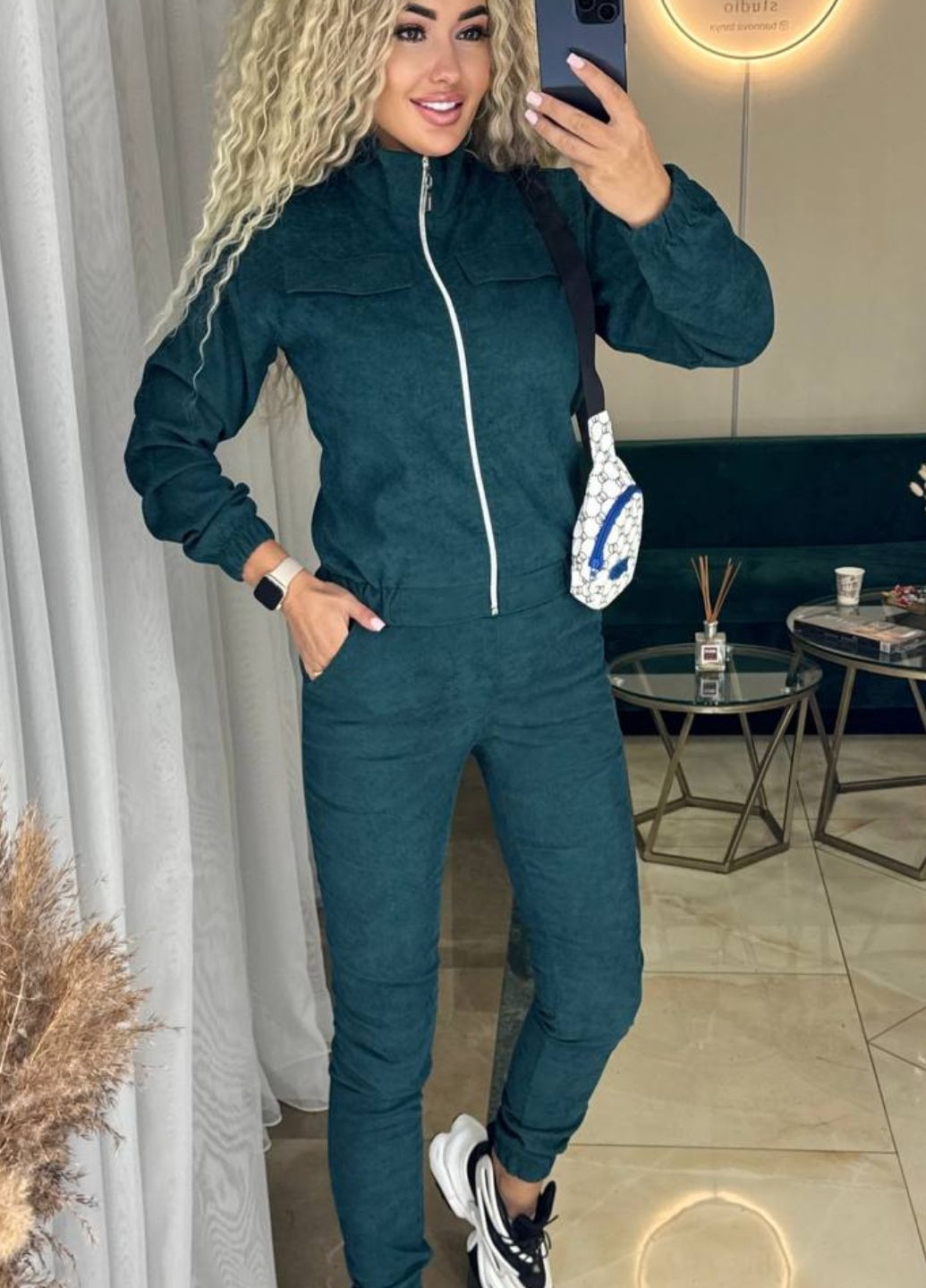 Вельветовий костюм: штани та кофта на блискавці Allthings (303321048)