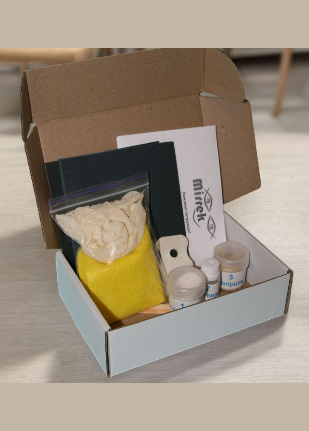 Ремкомплект для реставрации сколов и трещин ванн и сантехники Профи Mirrek (20 грамм) Plastall (363131645)