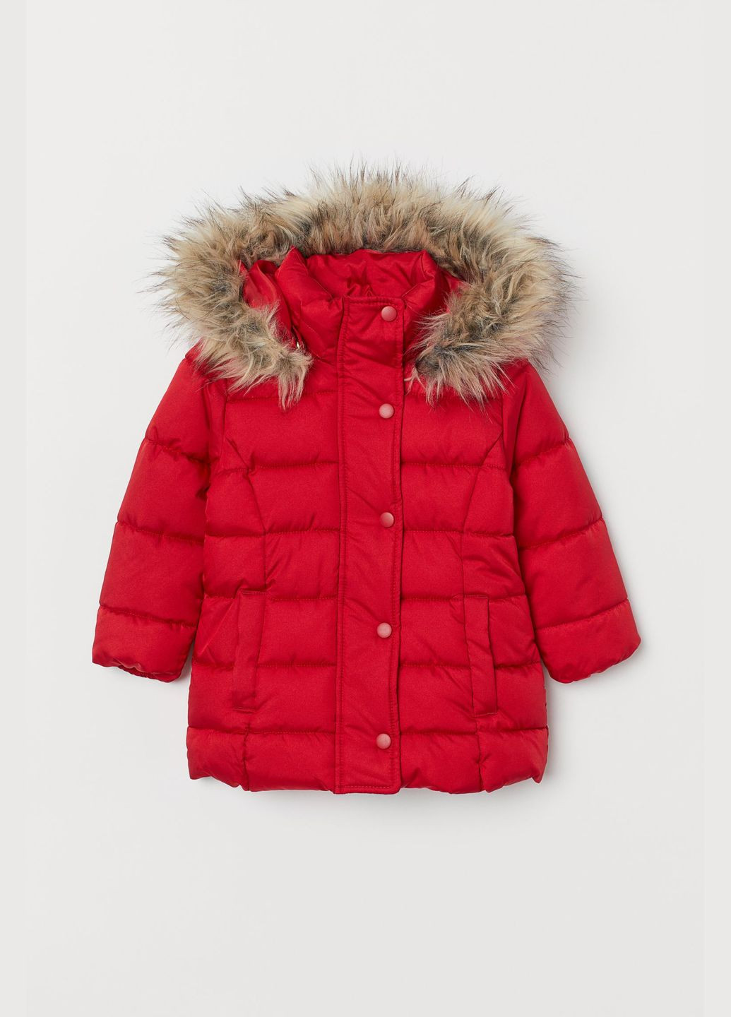 Червона зимня куртка H&M
