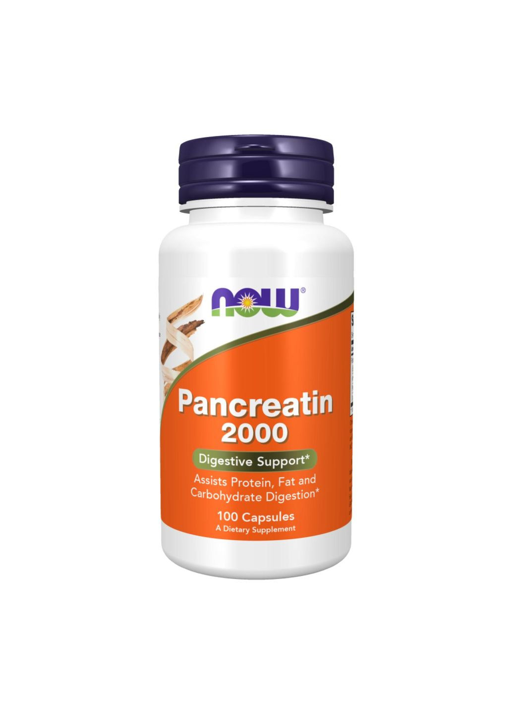 NOW PANCREATIN/ПАНКРЕАТИН 10X — 200 мг у капсулах No100 Now Foods (346086778)