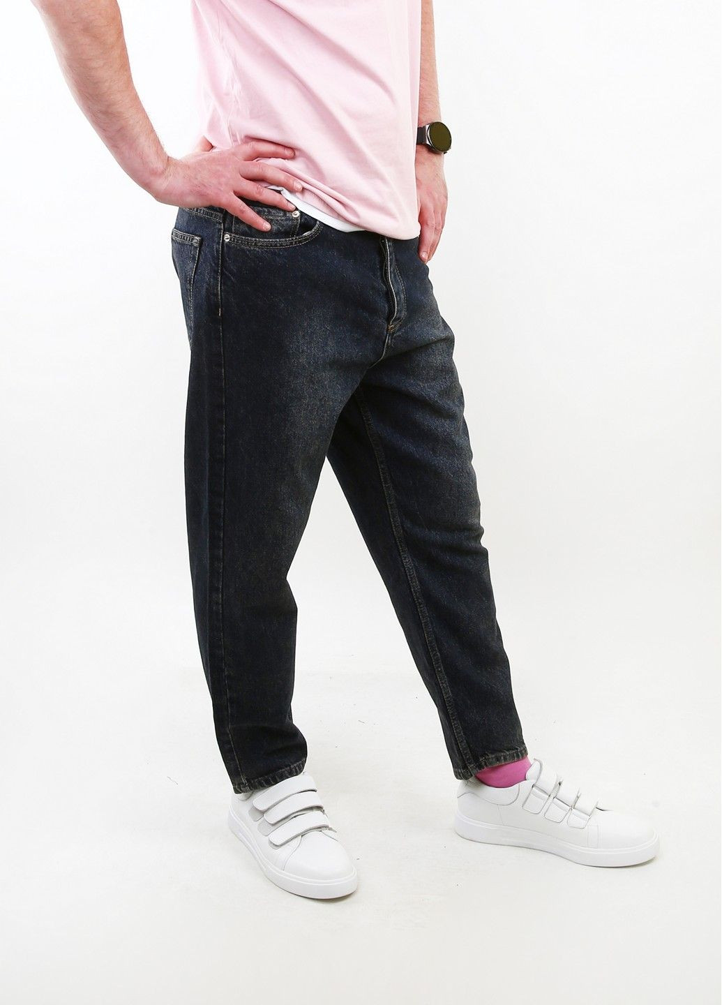 Темно-синие демисезонные джинсы Mtp