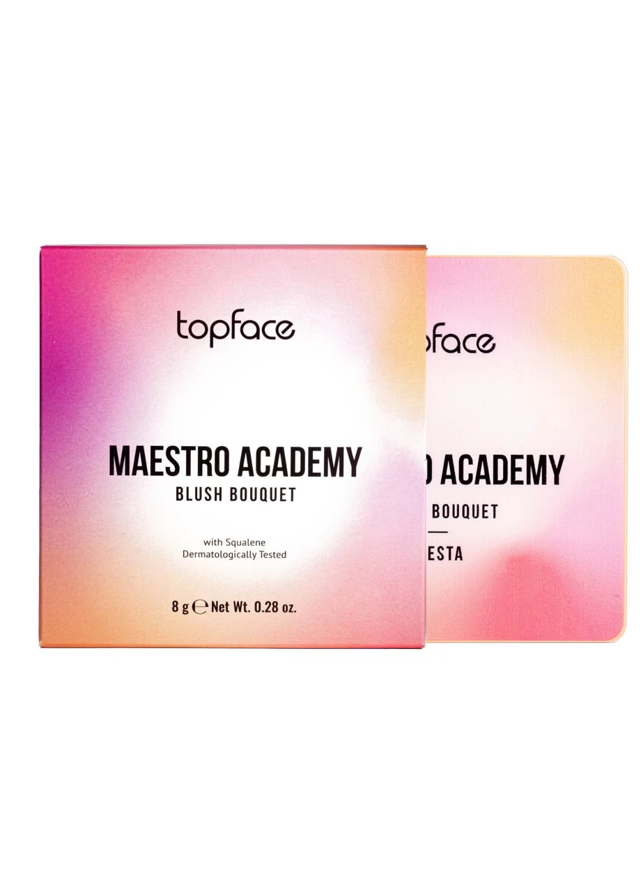 Палитра румян Maestro Academy Blush Bouquet PT355 №02 TopFace (367985314)