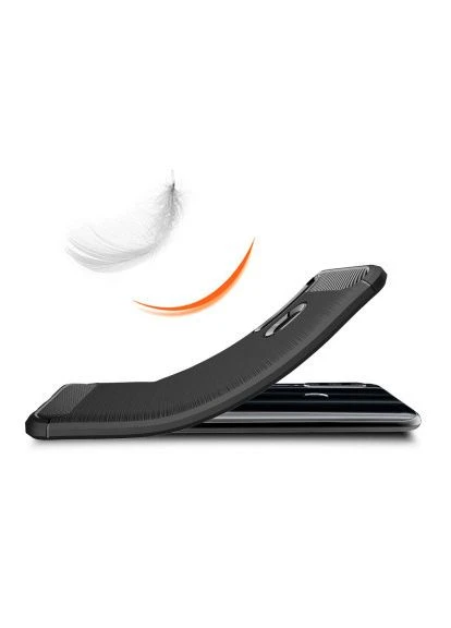 Чехол для мобильного телефона для HUAWEI P Smart 2019 Carbon Fiber (Black) (LT-PST19) Laudtec (396673417)