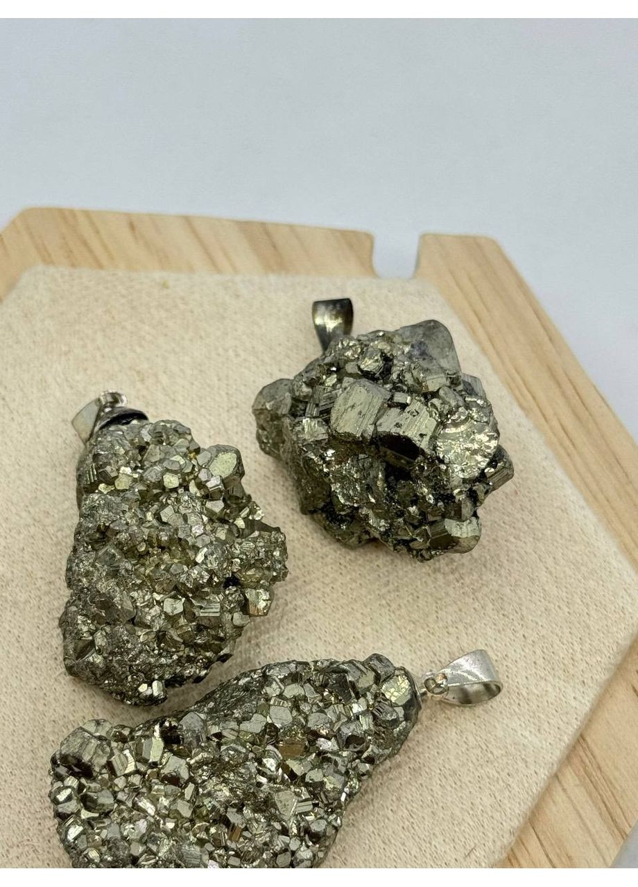 Кулон из пирита 25*33 мм Золотой No Brand (361319871)