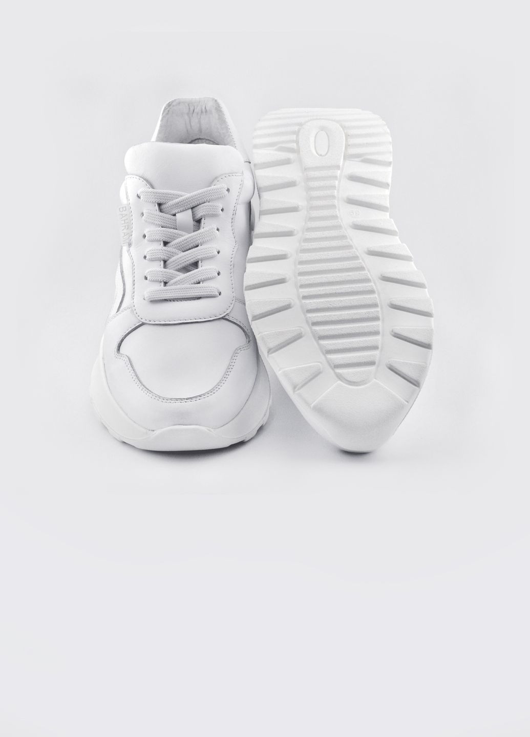 Женские кроссовки кожаные, белые (0099) Bahram белые всесезоны (332787170)