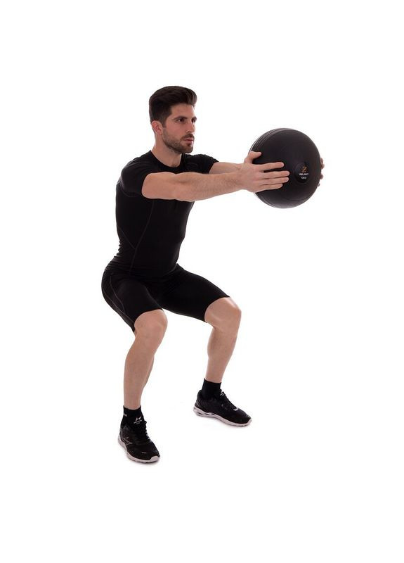 Слембол набивной мяч для кроссфита и фитнеса Slam Ball Черный (вес 12 кг) FI-2672-12 Zelart (367617630)
