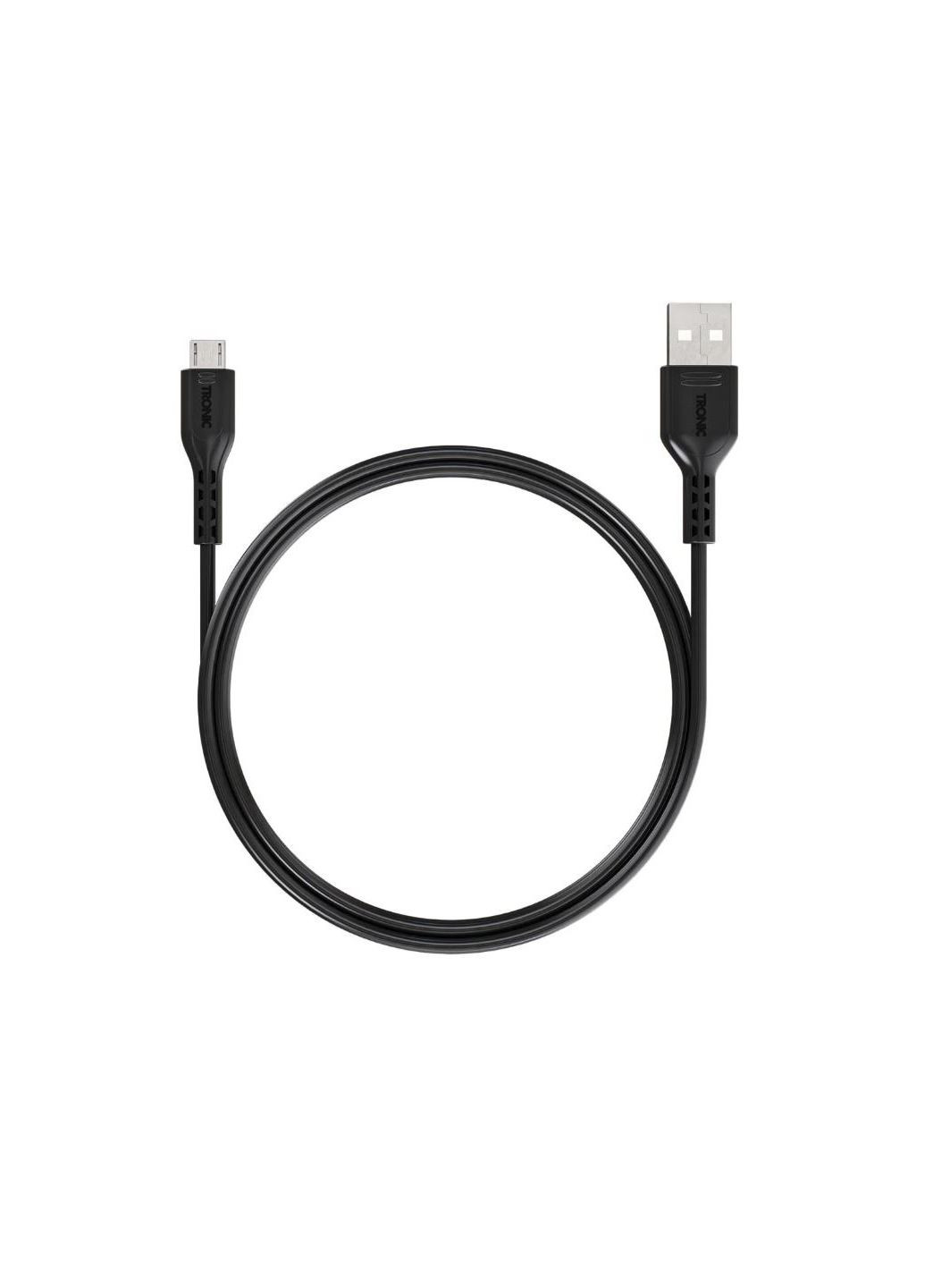 Кабель для зарядки та передачі даних USB-A - micro-USB чорний Lidl Tronic (293943179)
