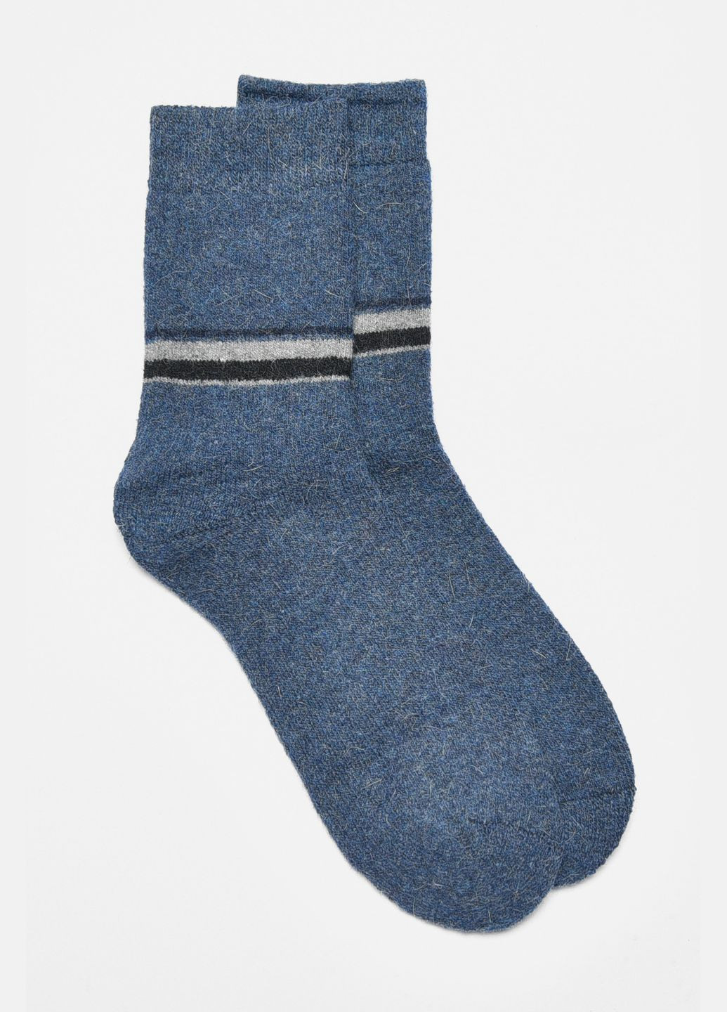 Синие носки мужские махровые ангоровые синего цвета Let's Shop однотонные (306711997)