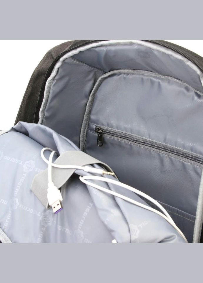 Мужской рюкзак 15.6" T-B3615 B USB/AUX Tigernu (304428952)